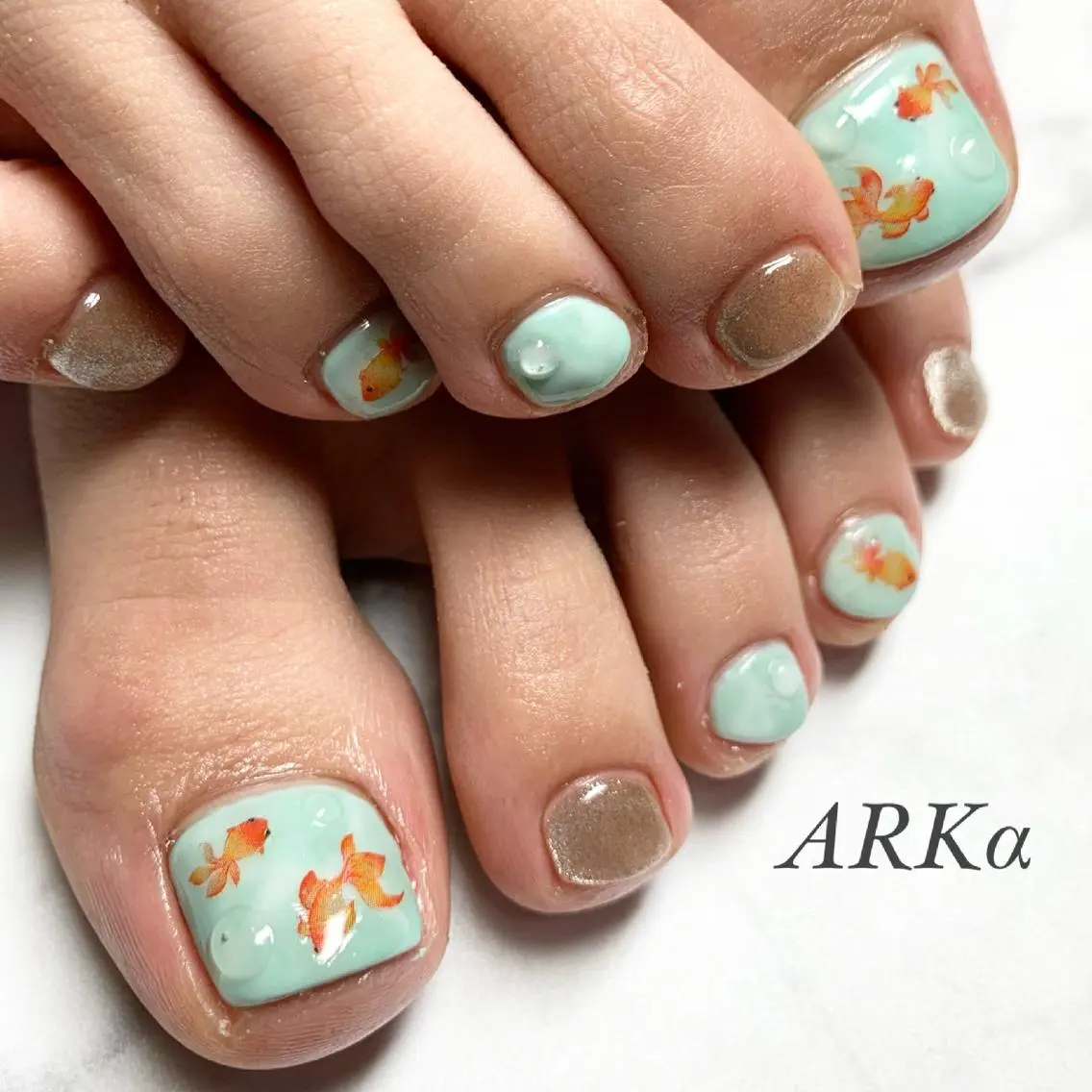 ネイル フットネイル Nailsalon ARKαのネイルデザイン