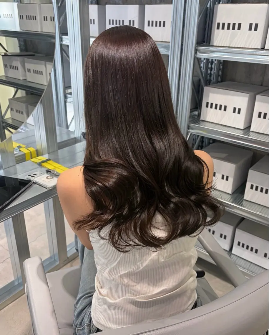 ロング カラー カット ヘアカラー トリートメント ダブルカラー/レイヤ ーカット 🤍ゆきなのヘアスタイル