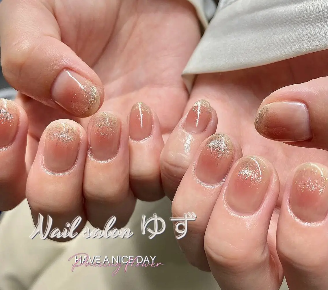 ネイル 長さ出し フットネイル ジェルネイル 韓国ネイル マグネットネイル ゆず- Nail Salonのネイルデザイン