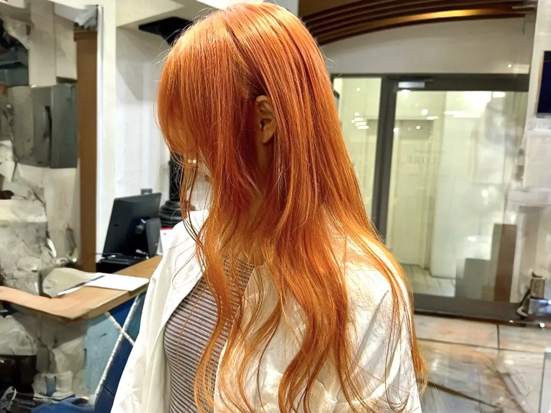 ミディアム Philia福岡天神 カット/カラー⭐️のヘアスタイル