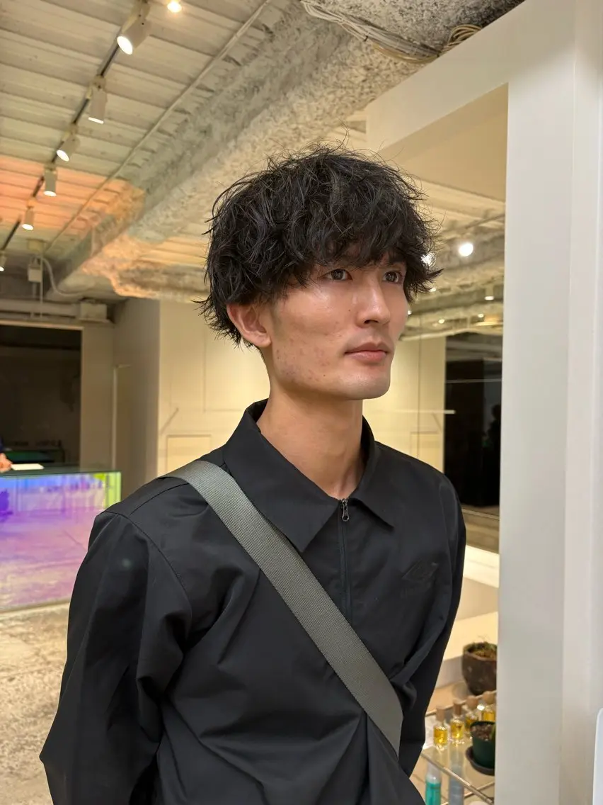 メンズ カット パーマ ANY/メンズ特化/ シバヤ ユウキのヘアスタイル
