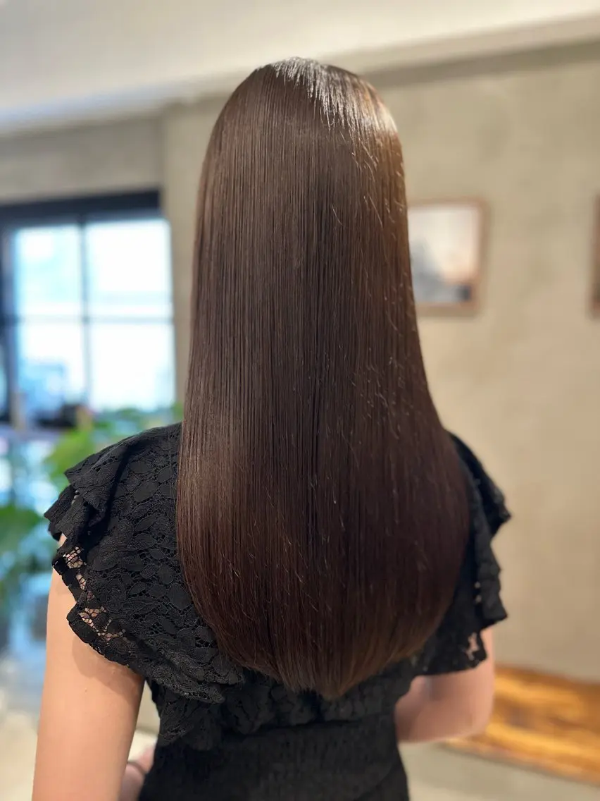 セミロング カラー ヘアアレンジ ヘアカラー トリートメント ryota .のヘアスタイル