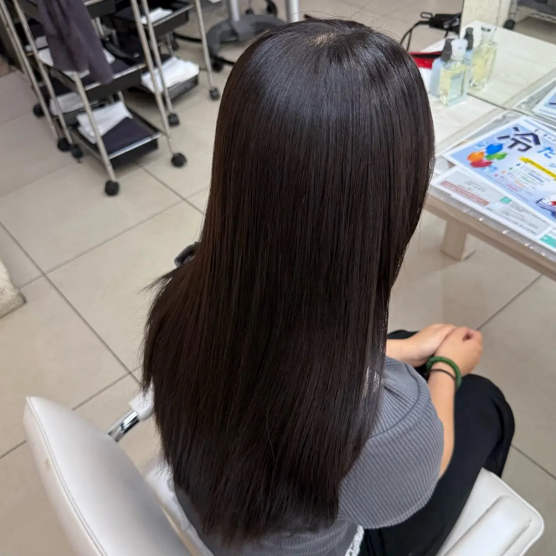 ロング カラー カット ヘアカラー 🫧透明感カラー🫧 はるきのヘアスタイル