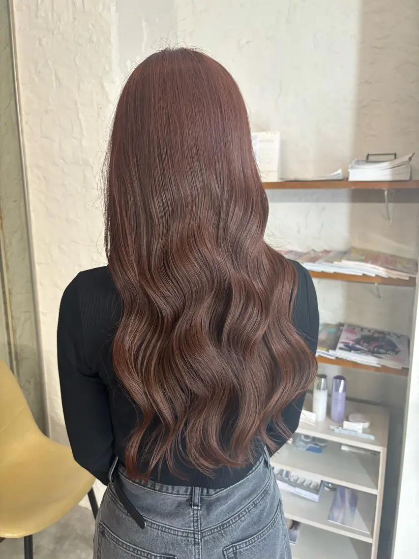 ロング カラー カット ヘアカラー rin : modaのヘアスタイル