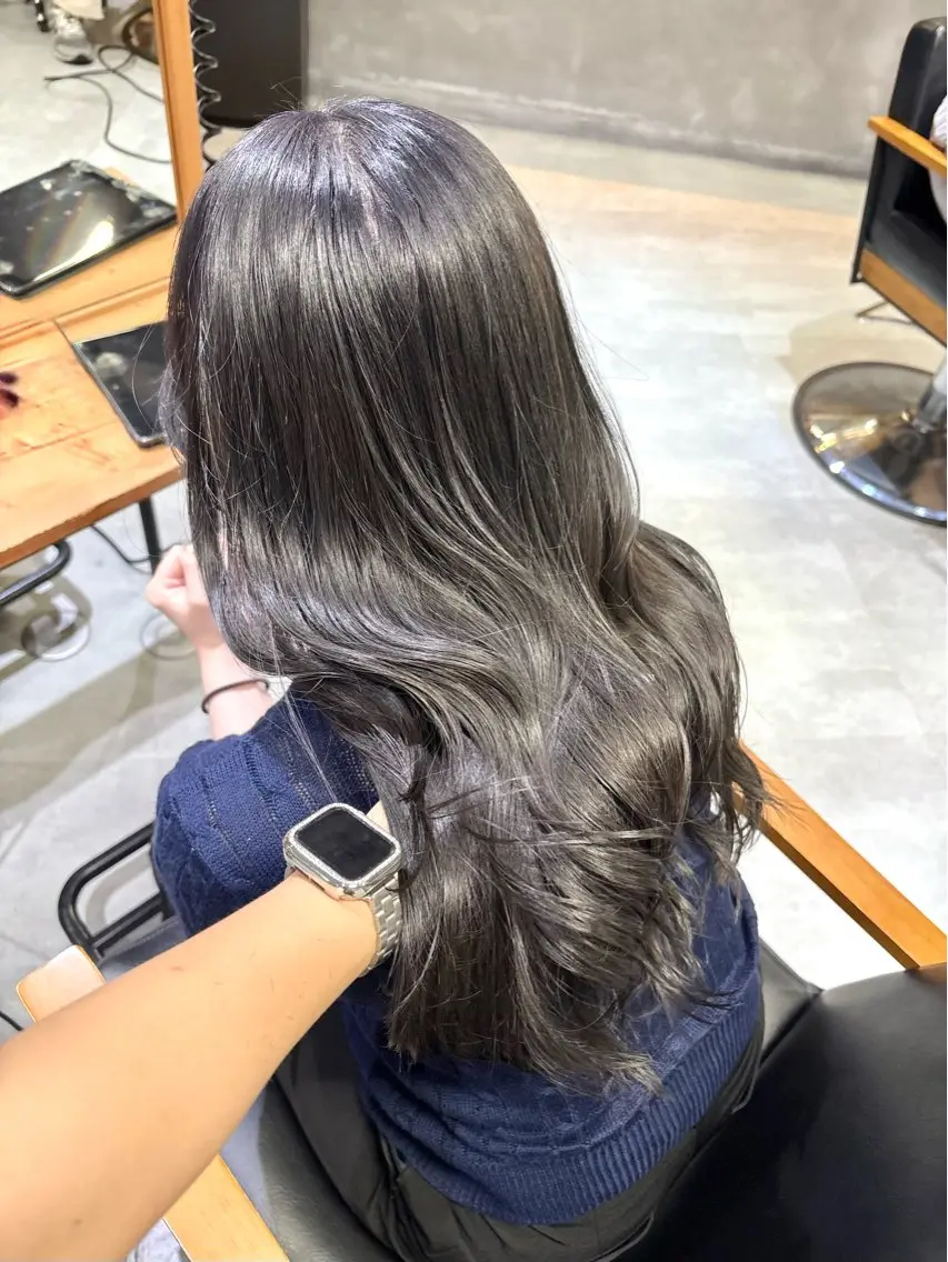 《新生活疲れにはヘアケアで気分転換を💫》🫧カット+ワンカラー+トリートメント🫧の写真