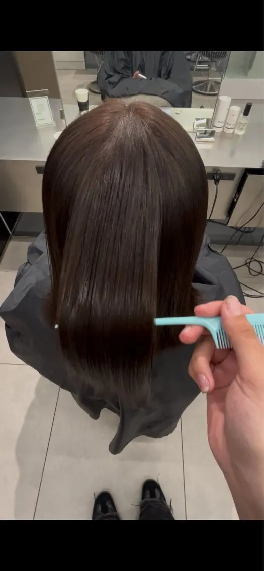 カラー ヘアカラー カラーモデル募集中 🩵那波 歩のヘアスタイル