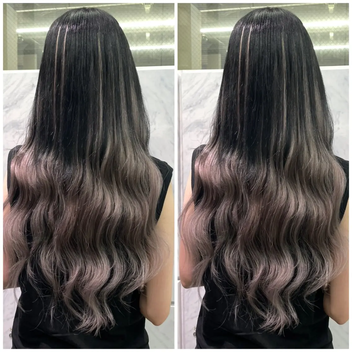 ロング カット ヘアカラー エクステ 🦋プルエクステ ARISA🦋のヘアスタイル