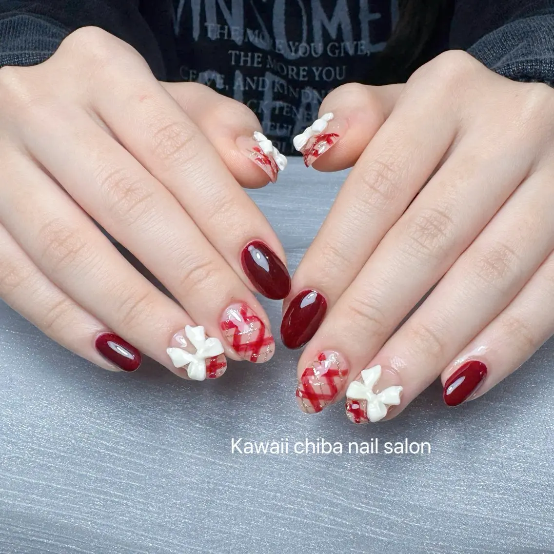 ネイル アートネイル クリアネイル ジェルネイル ハート 韓国ネイル Kawaii Chiba nailのネイルデザイン