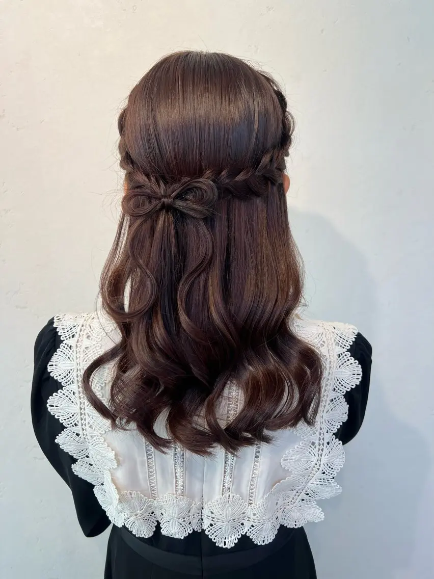 ヘアアレンジ ヘアセット 大人可愛いヘアメイク 💋🧚♀️しずかのヘアスタイル