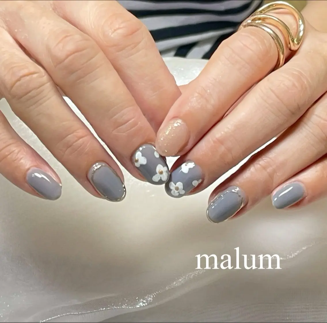ネイル ハンドネイル malum nailのネイルデザイン