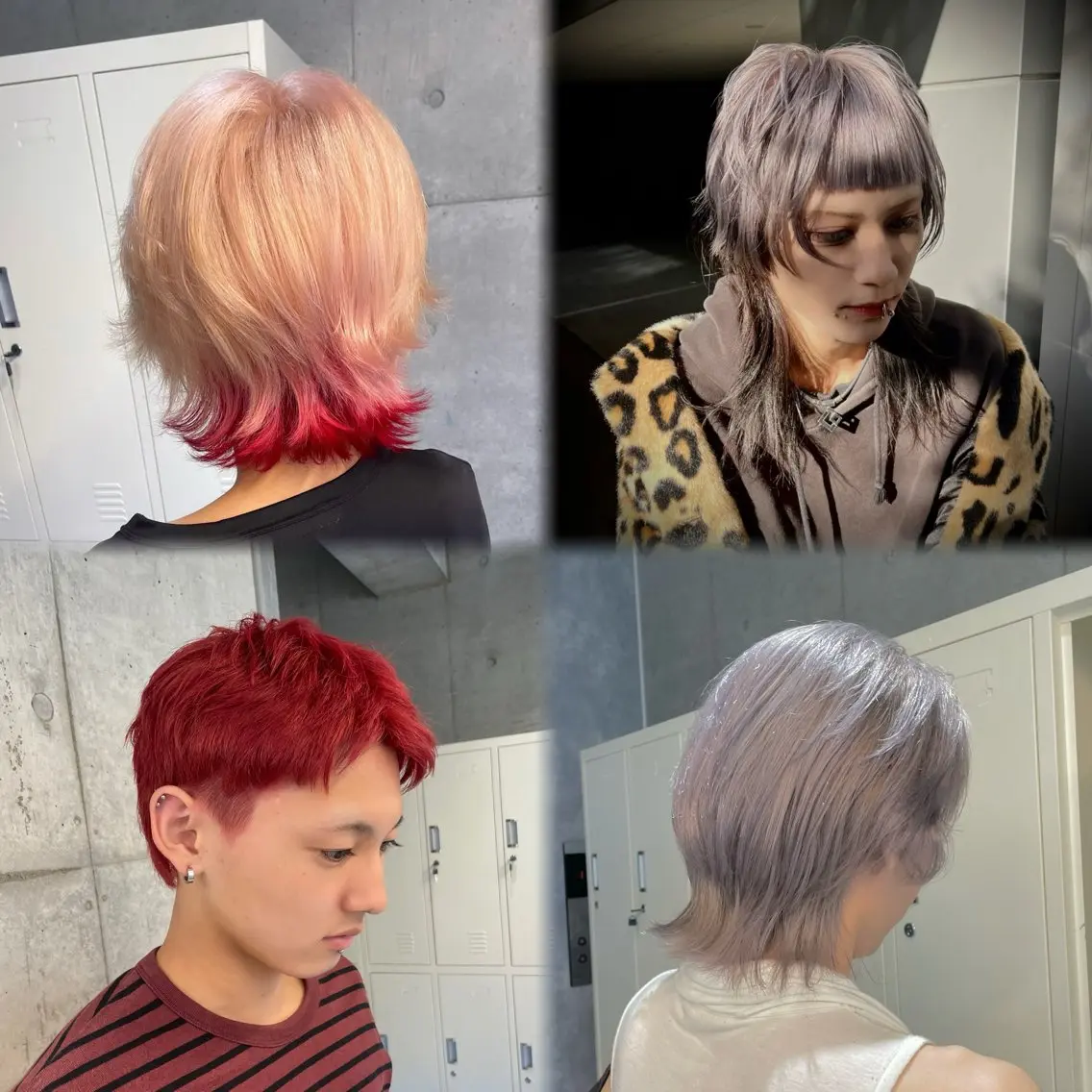 ショート カラー メンズ ヘアカラー トリートメント ʜᴀʀᴜᴋᴀ♱メンズ ウルフ/ブリーチのヘアスタイル