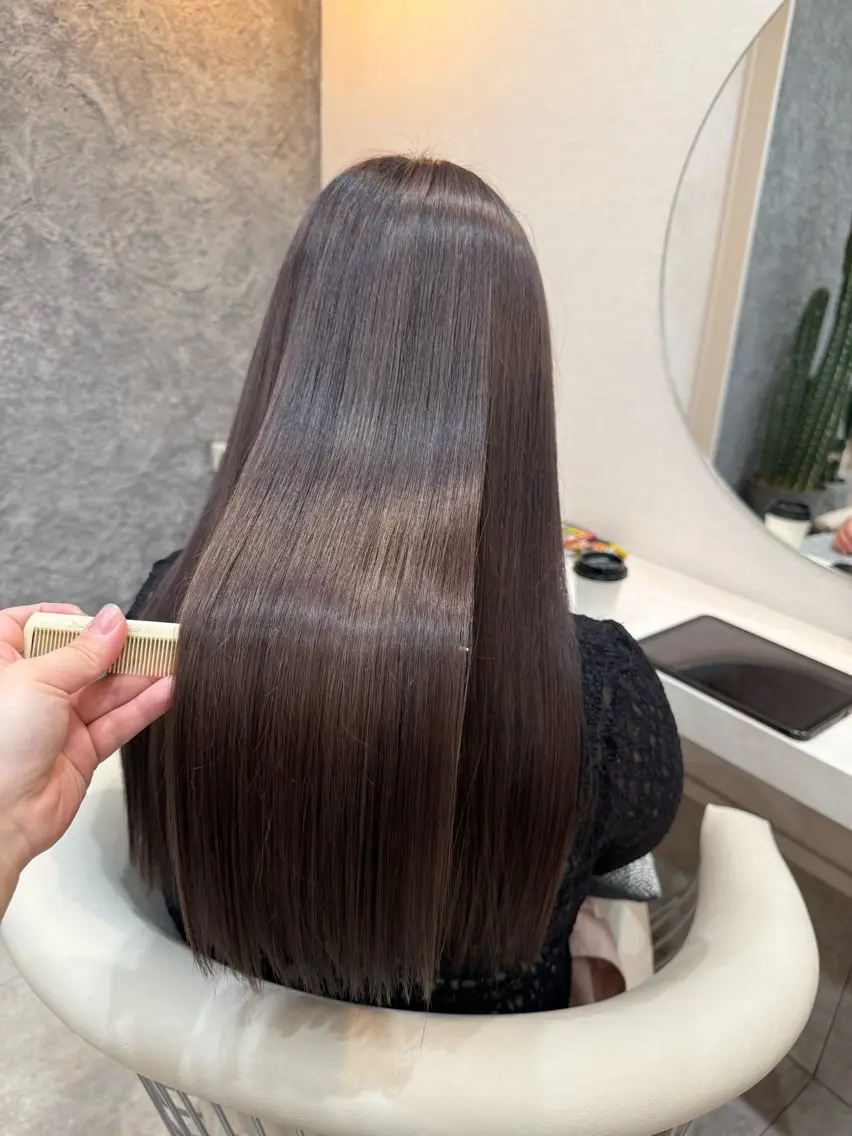 ロング 🌼UNIKAore 窪木莉奈🌼のヘアスタイル