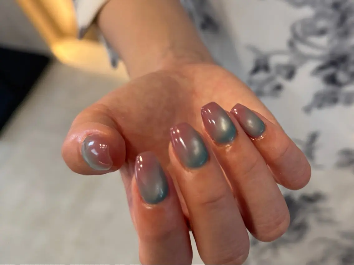 ネイル フレンチネイル マグネットネイル 持ち込み ニュアンスネイル ワンカラーネイル フットネイル LINEA.nail Kozueのネイルデザイン