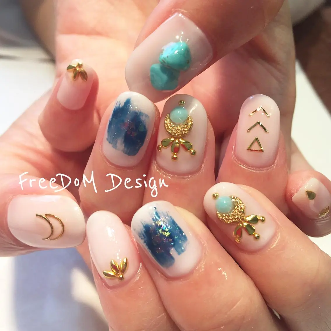 ネイル アートネイル ハンドネイル W KUMIのネイルデザイン