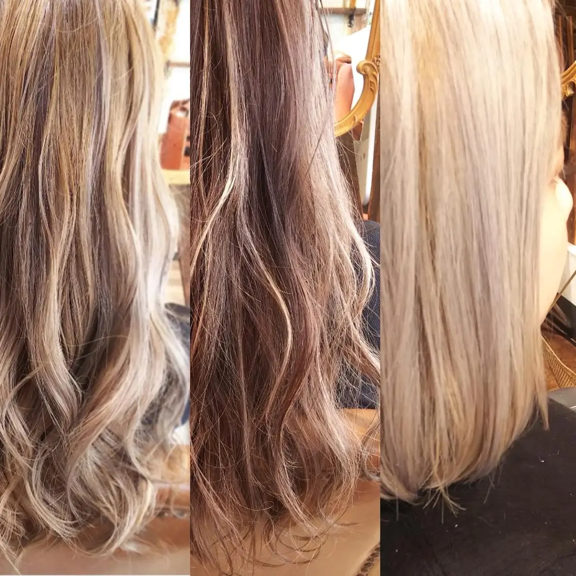 ロング カラー ハイトーンカラー デザインカラー /aiのヘアスタイル