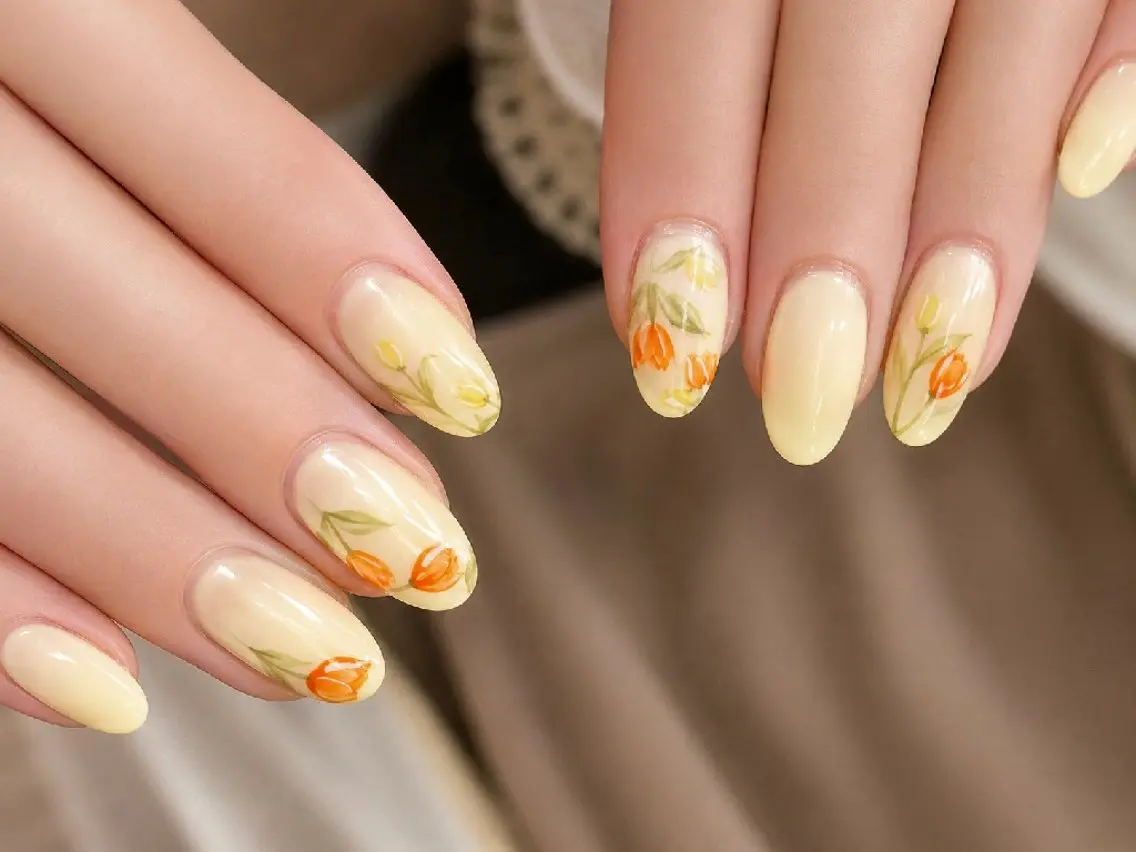 ネイル アートネイル フラワーネイル nail salon calm+のネイルデザイン