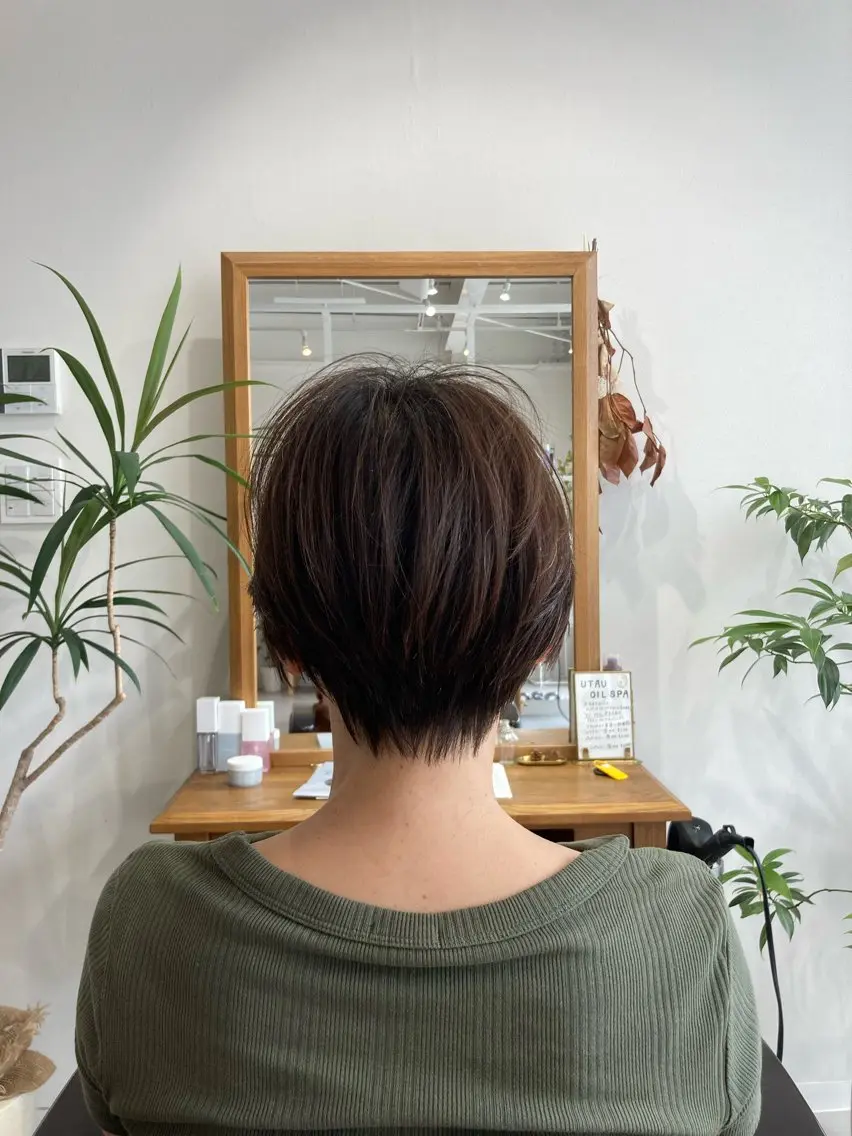 ショート カット ヘアカラー 丹下 鐘太郎のヘアスタイル