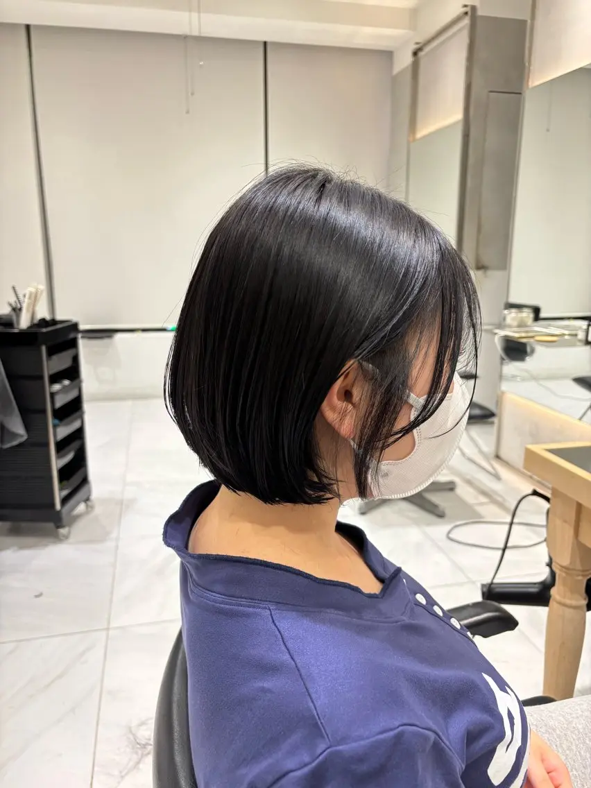 ミディアム 似合わせカットカラー 💎モエのヘアスタイル