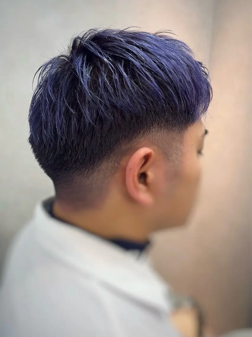 ショート カラー パーマ ヘアアレンジ メンズ キッズ カット ヘアカラー TOON 川崎店 👫🏼橋本貴志のヘアスタイル