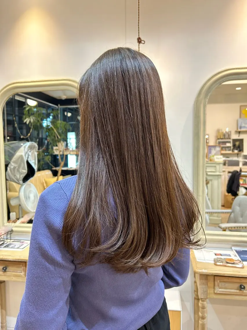 ロング カラー サイトウ ミキのヘアスタイル