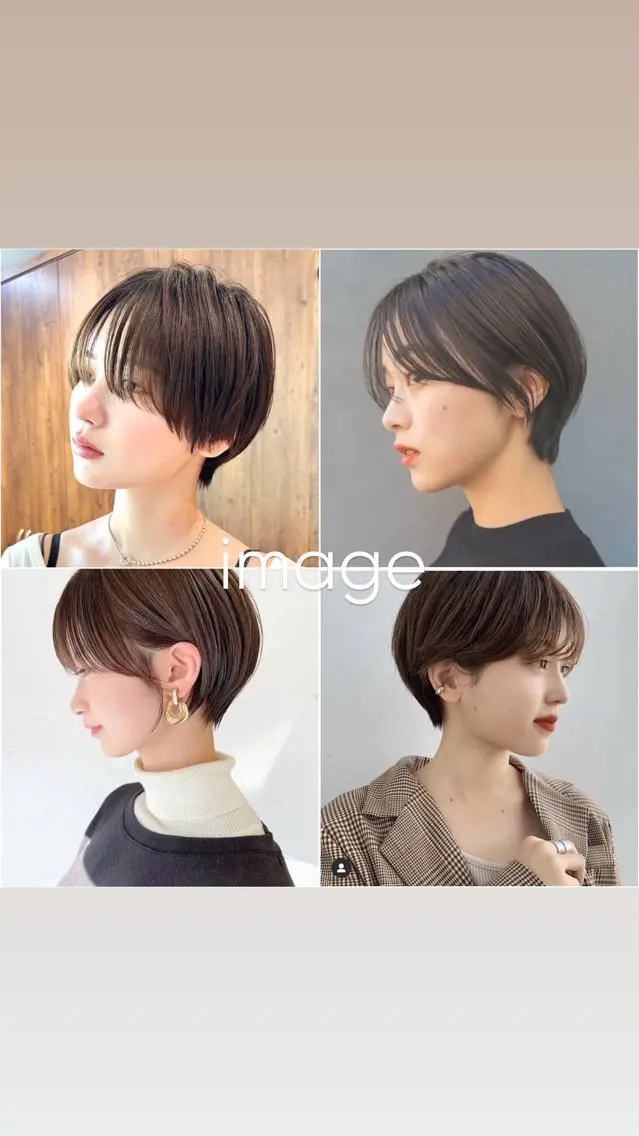 ショート 江藤 結奈のヘアスタイル