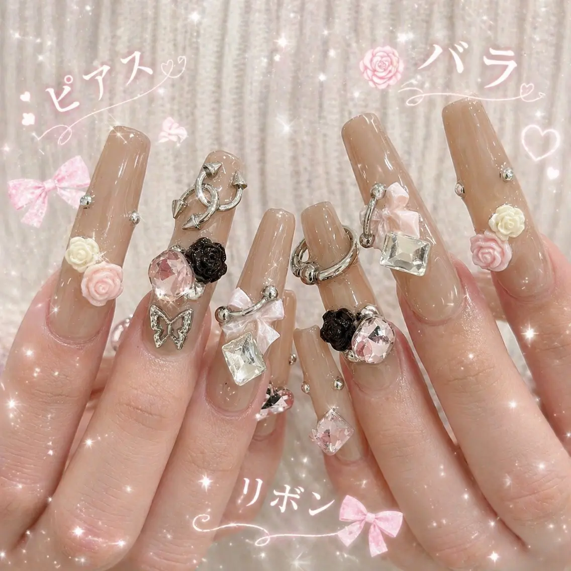 ネイル Merci𖤐´ 長谷川　【万代】のマツエク・マツパデザイン