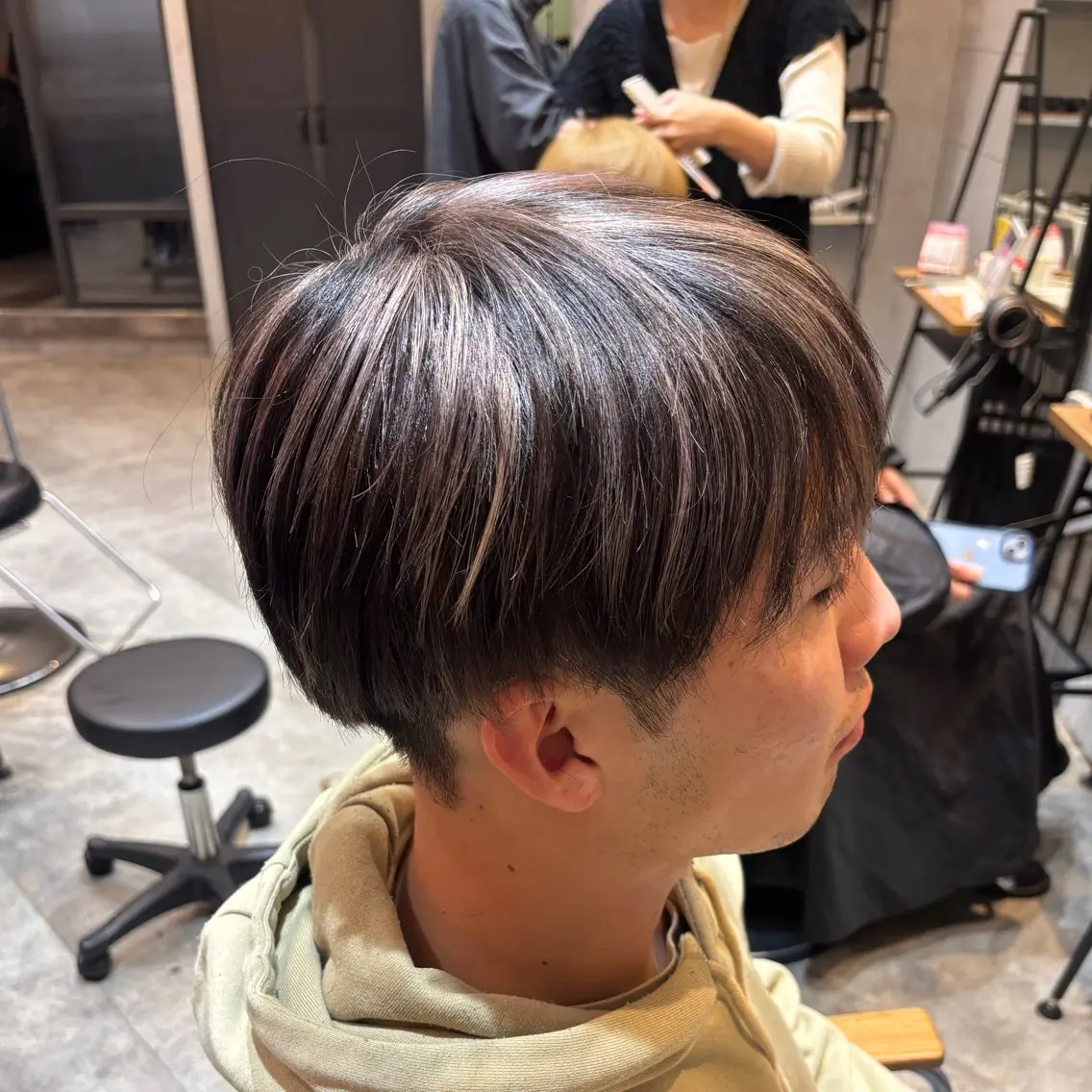 カラー メンズ メンズハイライト ハイライトカラー 山本望理/期間限定 /透明感カラーのヘアスタイル