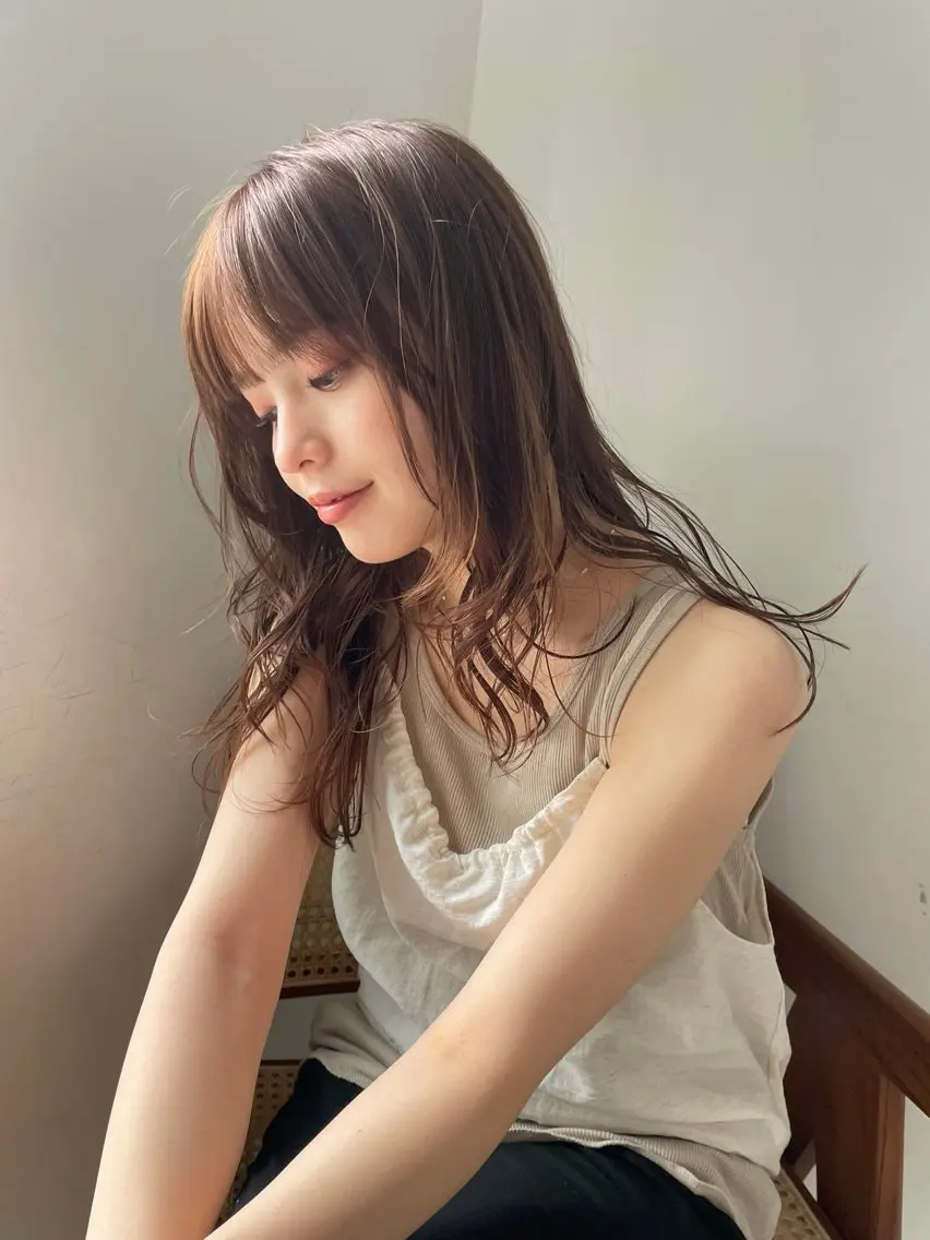 ロング 松井 涼馬のヘアスタイル