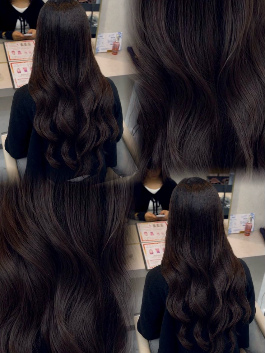 ロング エクステ 薄井舞｜ハイトーン× エクステの神様のヘアスタイル