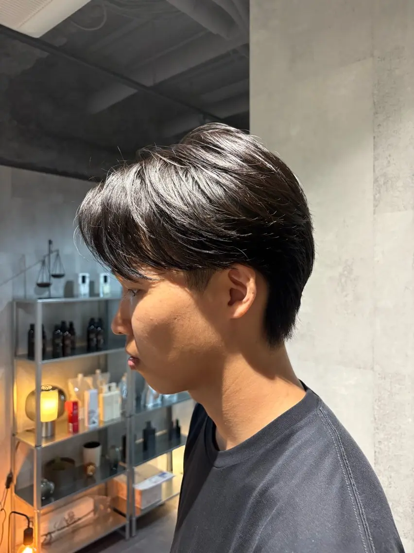 ショート カット メンズカット ブリー チリタッチ、マッシュのヘアスタイル