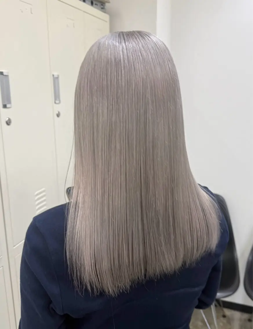 【ハイトーンにしたい方へ💖】ブリーチ2回＋カラー🫧の写真