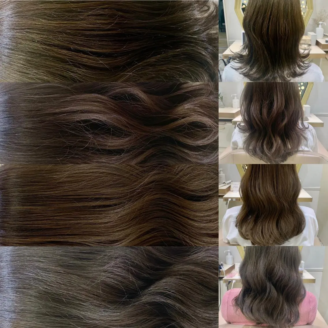 セミロング カラー パーマ ヘアアレンジ メンズ キッズ ネイル マツエク・マツパ アイブロウ カット ヘアカラー トリートメント 《褒められる》 透明感カラー/小嶋のヘアスタイル