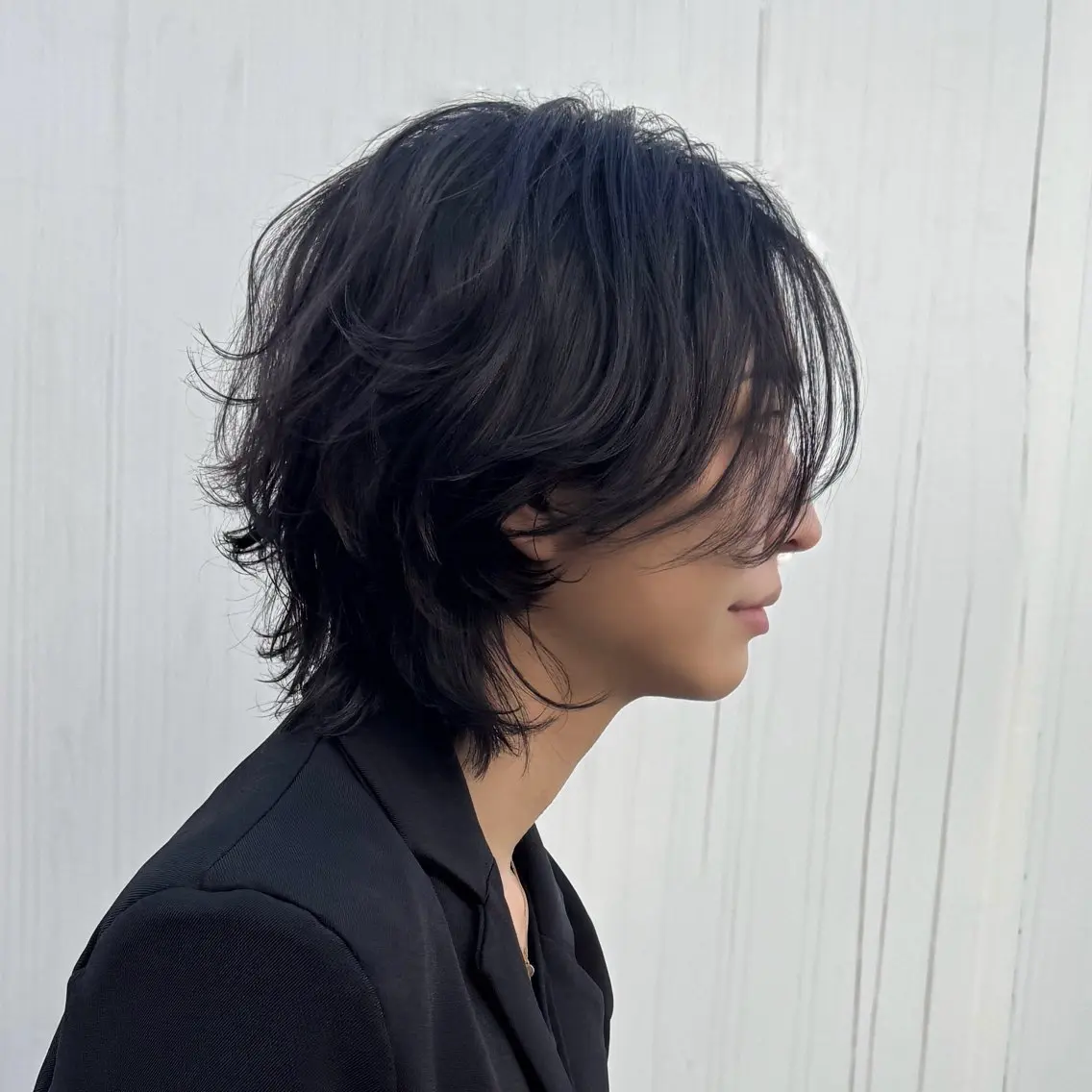 ミディアム メンズ もえ .のヘアスタイル