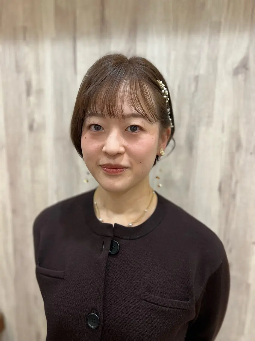 ヘアアレンジ ヘアセット ヘアメイクネイリスト hidemi中目黒のヘアスタイル