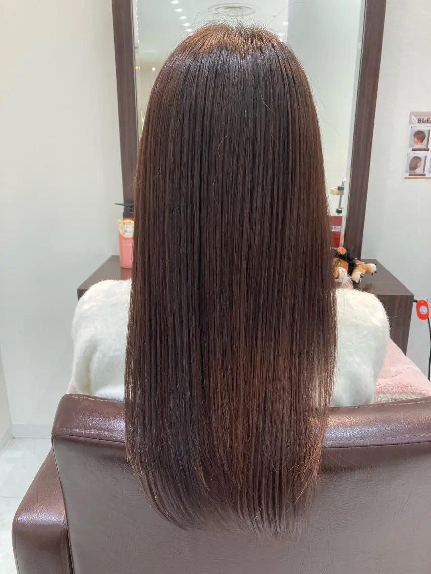 ロング 髪質改善 トリートメント ヘアカラー Ryu/ハイトーン/ レイヤーカットのヘアスタイル