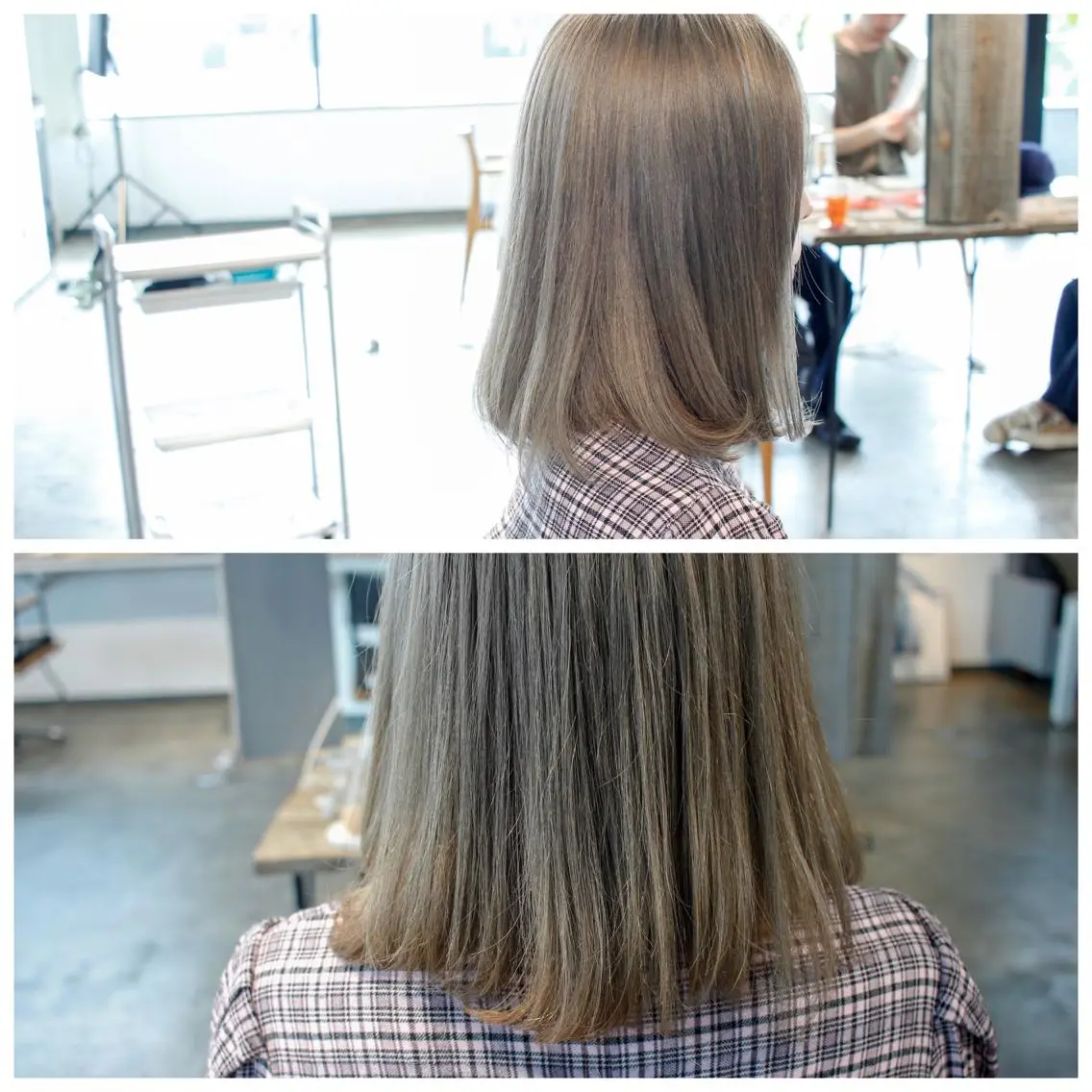 ミディアム カラー ミディアムパーマ ベージュカラー ブリーチ ケアブリーチ 透明感カラー カット ヘアカラー トリートメント BOB🌟ハイトーン /ブリーチ/TAKUのヘアスタイル