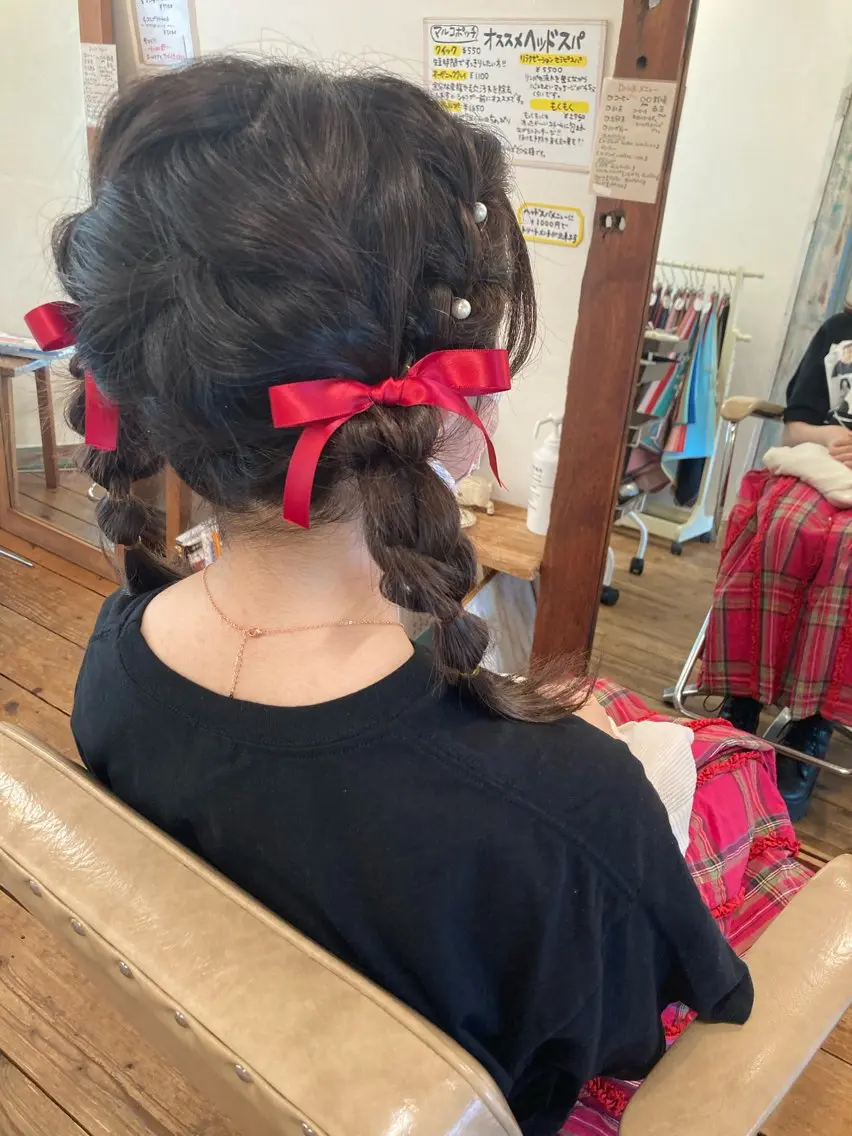 ヘアアレンジ ツインテール 記島慧 ／キジマケイのその他イメージ
