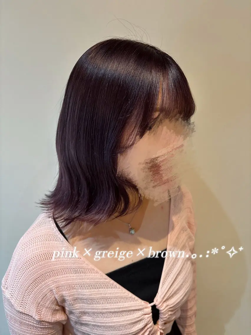 カラー ヘアカラー 波多野 聖のヘアスタイル