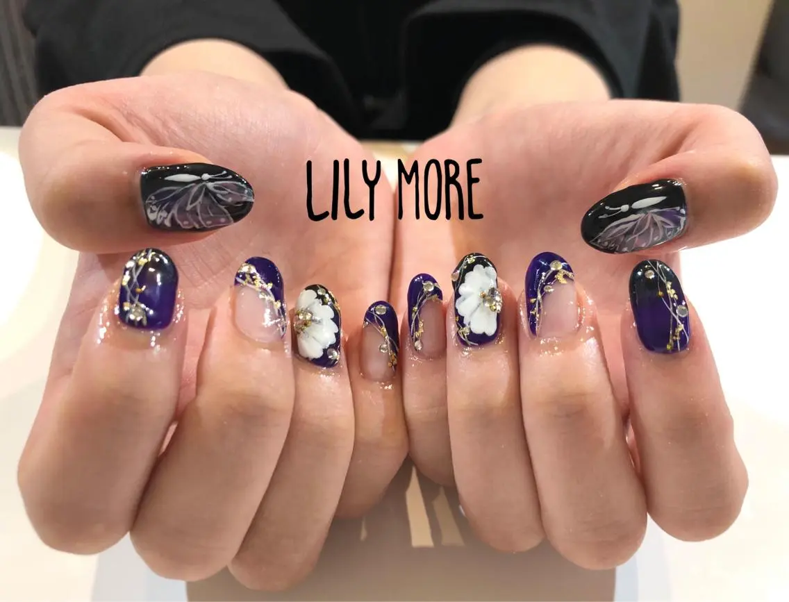 ネイル 成人式 Lily closetのネイルデザイン