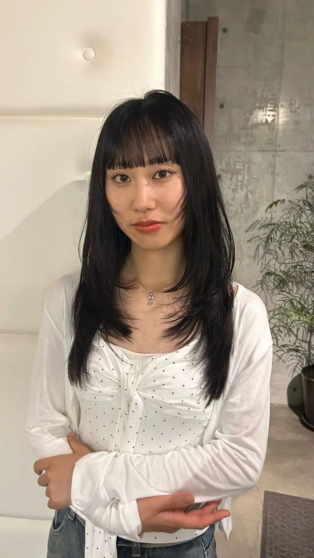 ロング レイヤー✨パーマ 🌙 nanacoのヘアスタイル
