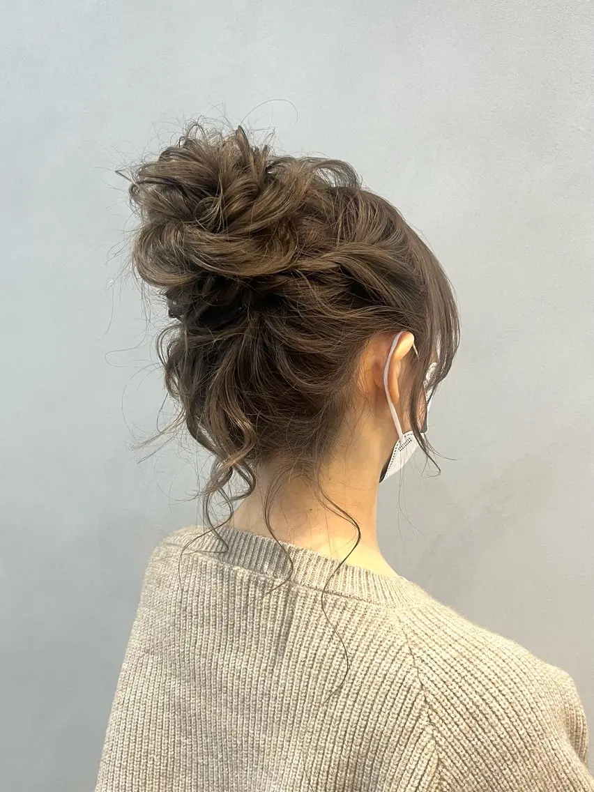 【結婚式やコンサートに!】パーティーヘアアレンジ♪_¥4500の写真