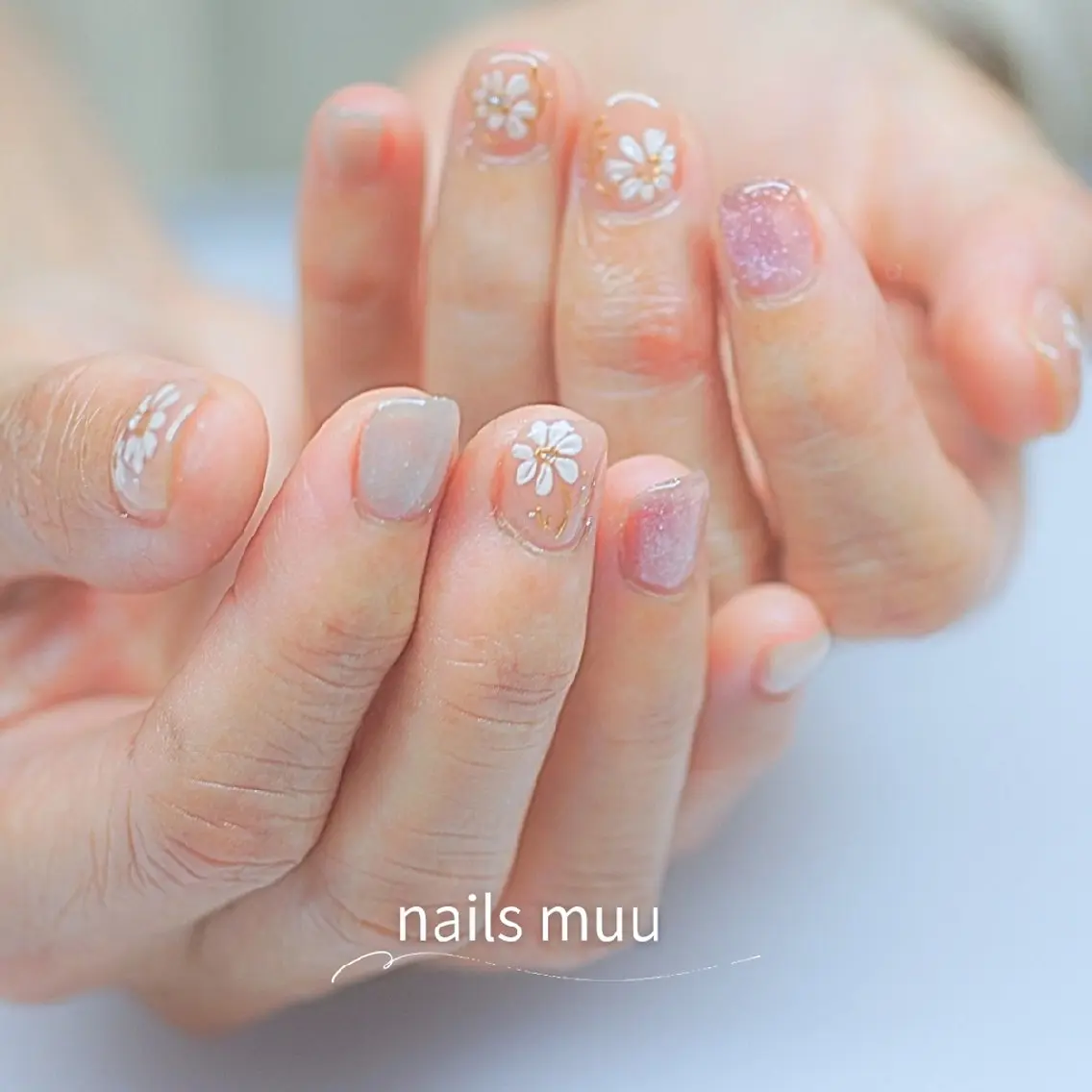 ネイル アートネイル ジェルネイル nails muu まゆのネイルデザイン