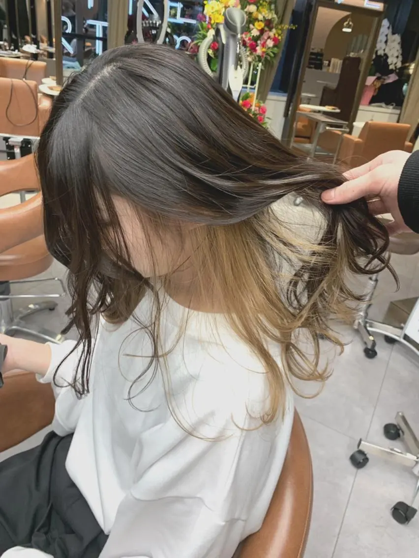 【✨大胆にイメチェン✨】⛅️ダブルカラー+トリートメント☁️の写真