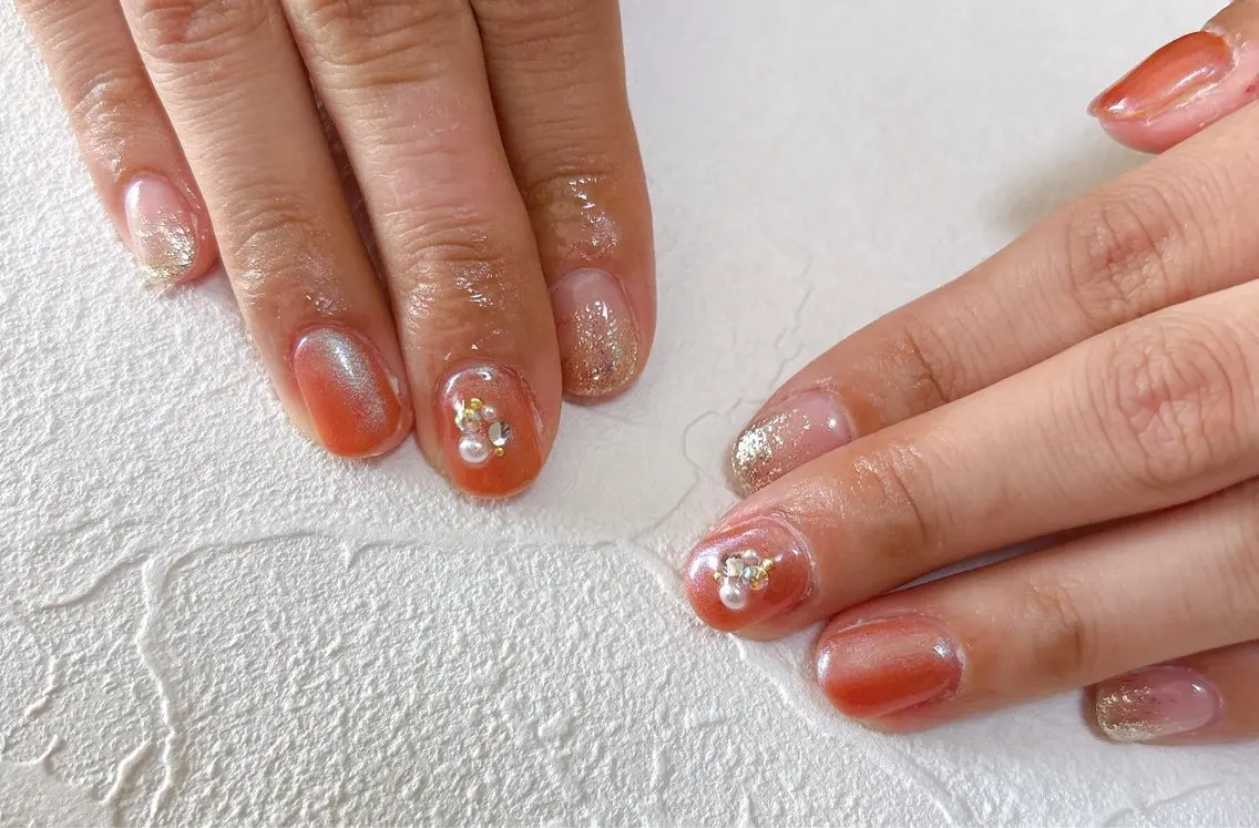 ネイル ジェルネイル メンズネイル パラジェル シンプルネイル ワンホンネイル kiki nail &brow二子玉川の眉毛・アイブロウイメージ