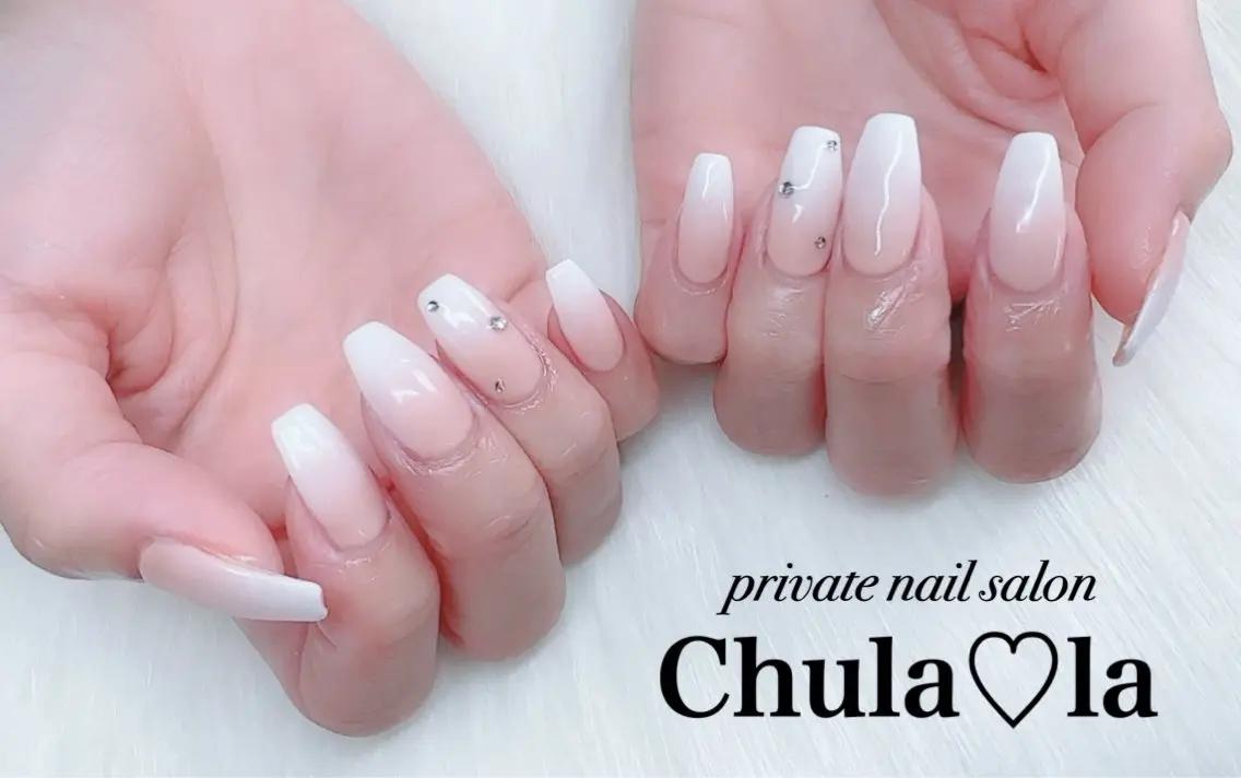 ネイル ストーンネイル ハンドネイル Chula♡la 豊見城市高安のネイルデザイン