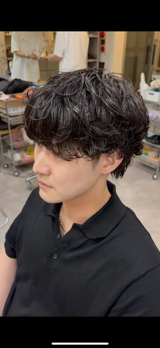 パーマ メンズ メンズパーマ fifthカットモ デル募集/廣田歩のヘアスタイル