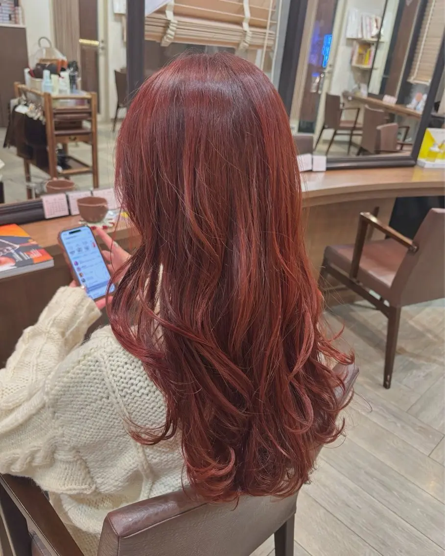 ロング 木場 麗咲のヘアスタイル