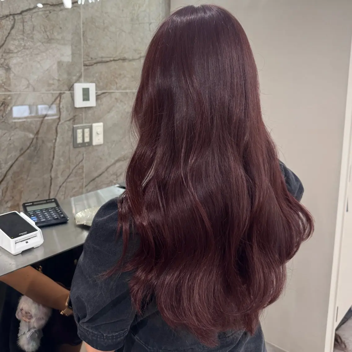 ロング カラー カット ヘアカラー トリートメント 🎀レイヤー×透明感 ×髪質改善🎀米田のヘアスタイル