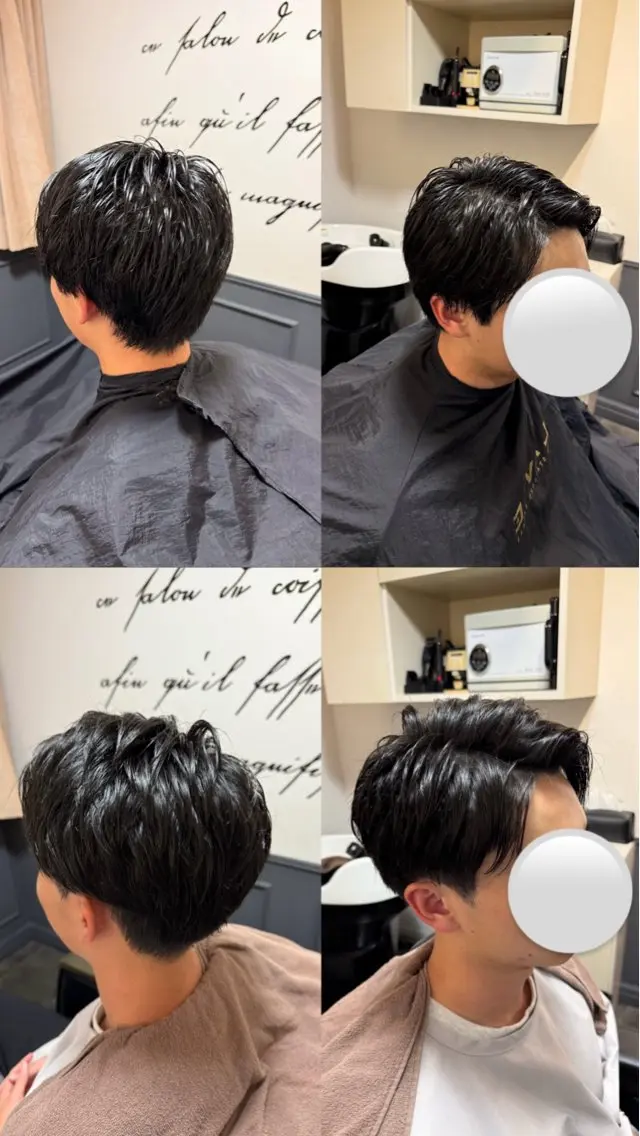 ミディアム ナガタ ナナミのヘアスタイル