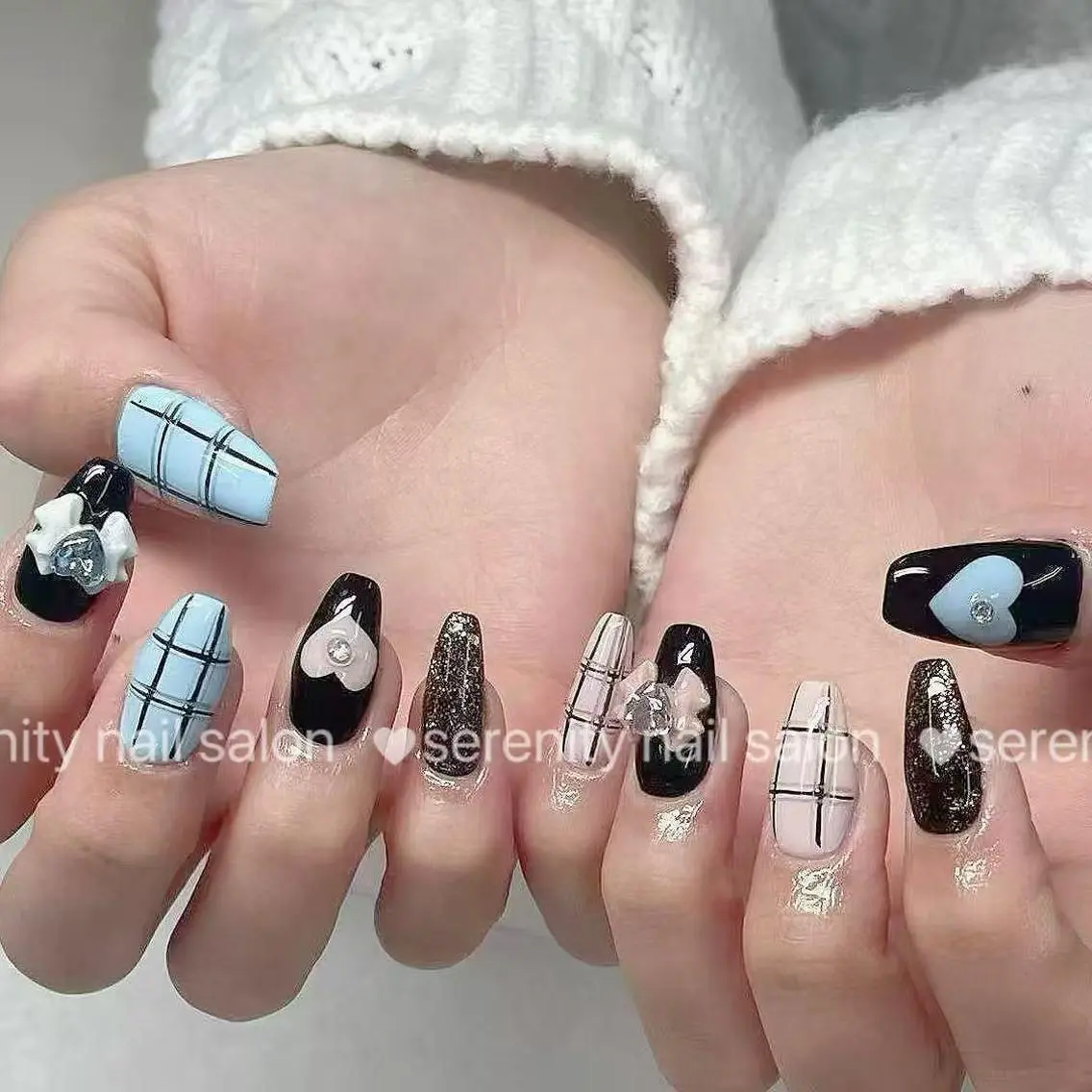 ネイル 長さ出し 持ち込み ワンホンネイル ハンドネイル ハンドケア ✨Serenity Nail salonのネイルデザイン